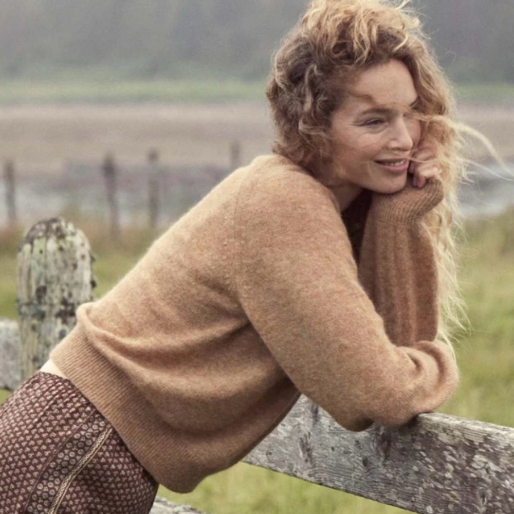 DOEN MARSENA Sweater in Hazelnut Size S